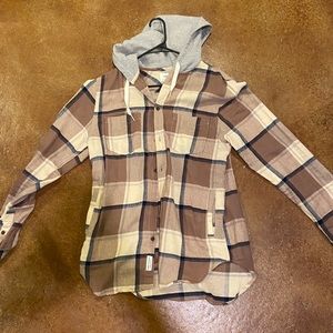 Flannel Hoodie (M)